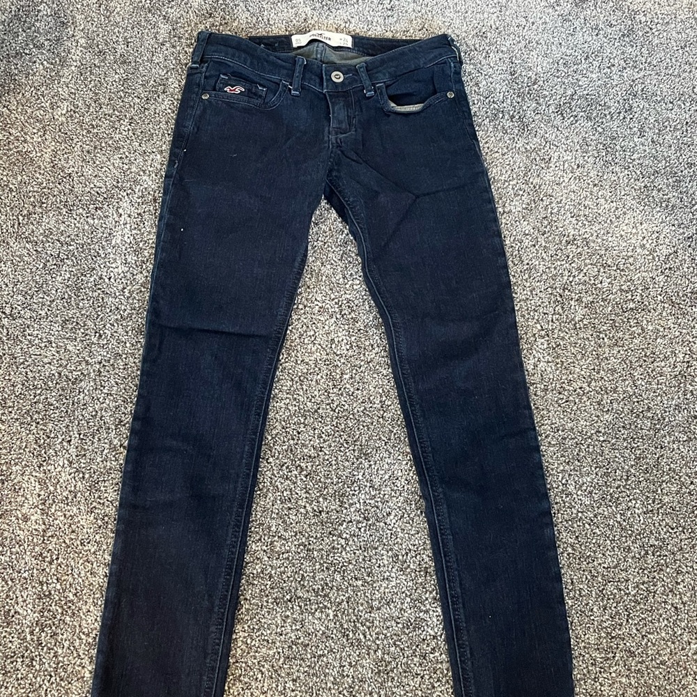 Hollister dark denim jeggings 0S